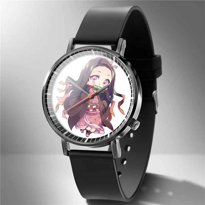 2020 Nový anime Demon Slayer Kimetsu no Yaiba náramok pre ženy hodinky hodinky Quartz náramky ženské hodiny Brithday Darčeky 01