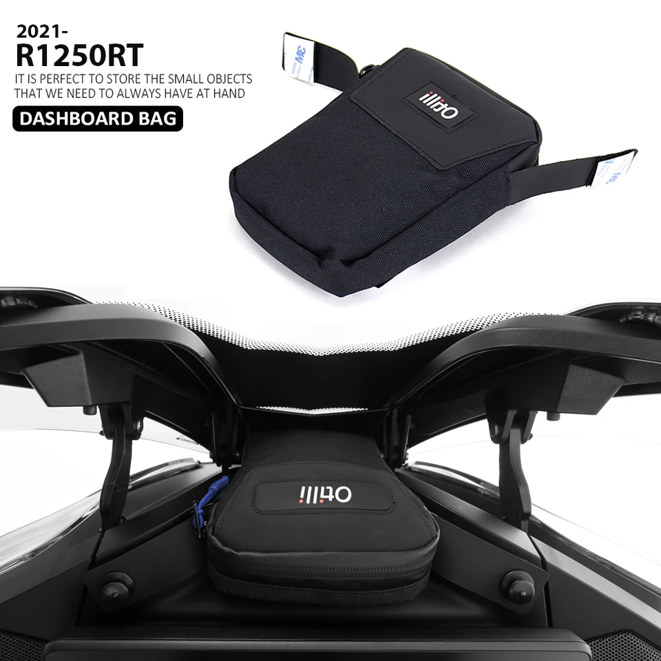 2021 2022 2023 Motocyklové doplnky hlavy vrecka Storage Bag Inner Bag Dashboard Balíček pre BMW R1250RT R 1250 RT Cockpit Bag Bag