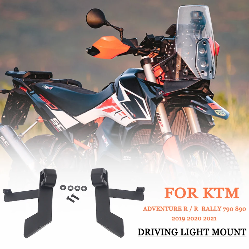 2021 Motocyklové montážne súpravy pre montáž na motocykli pre 790 890 Adventure 790 890 Adventure R Rally Rally Držiteľ prednej hmly.