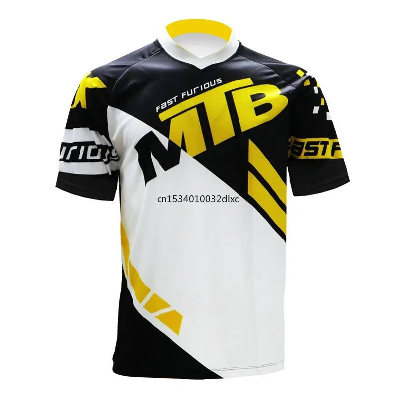 2021 MTB Moto Jersey Mountain Bike Clothing MX Bicycle Tričko DH MX Cycling Tirls Offroad Cross Motokross Wear