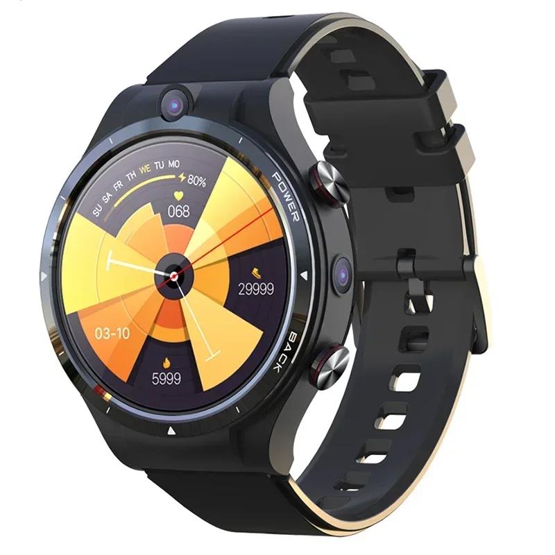 2021 Najnovšie nové príchody Round Scree Screen Sports hodinky Men 4G dlhá výdrž batérie GPS WiFi Smart Watch for Android a iOS