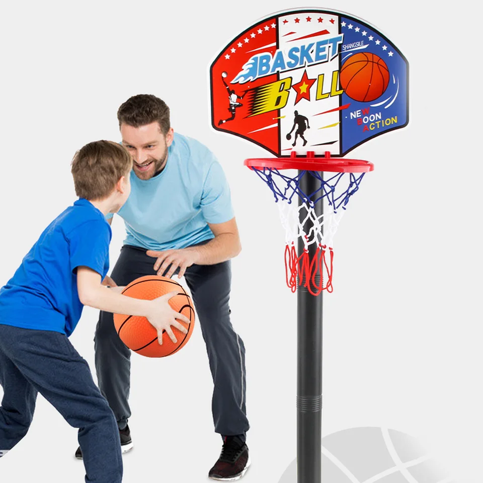 2021 NOVÉ 4 šelmy 1,15 m nastaviteľné detské obruč Deti natáčajte košík darčeky basketbalové zadné dosky STAND Sport