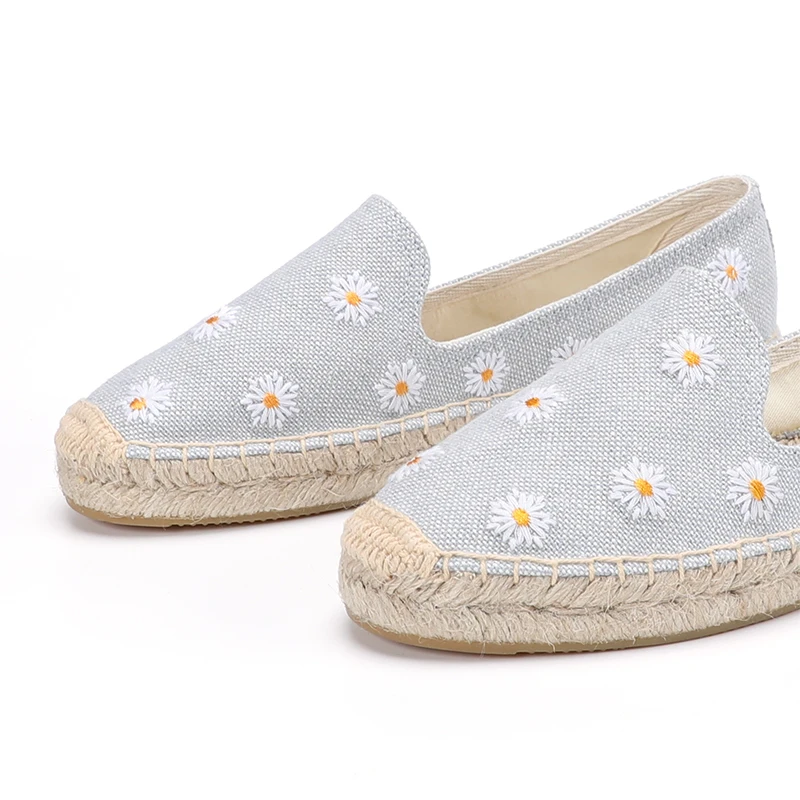 2021 Príležitostné okrúhle prsty konope konope sapatos telien soludos dámske espadrilles ploché topánky veľkosti dámske dámske dámske dámske dám