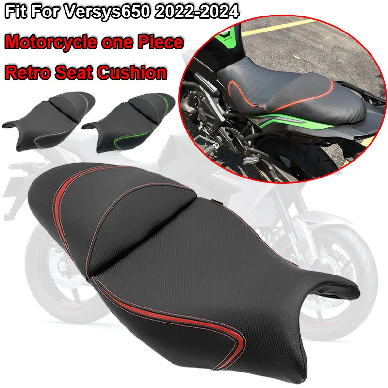 2022-2024 VERSYS 650 Jeden kus retro sedadla vankúša Fit for Kawasaki versys650 predný vodič zadného vodiča sedadiel pre cestujúcich