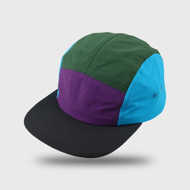 2022 farebný blok rýchly suchý 5 panelov Snapback Caps Hip Hop Dad Trucker Golf Casquette Basebette Hats pre mužov Ženy