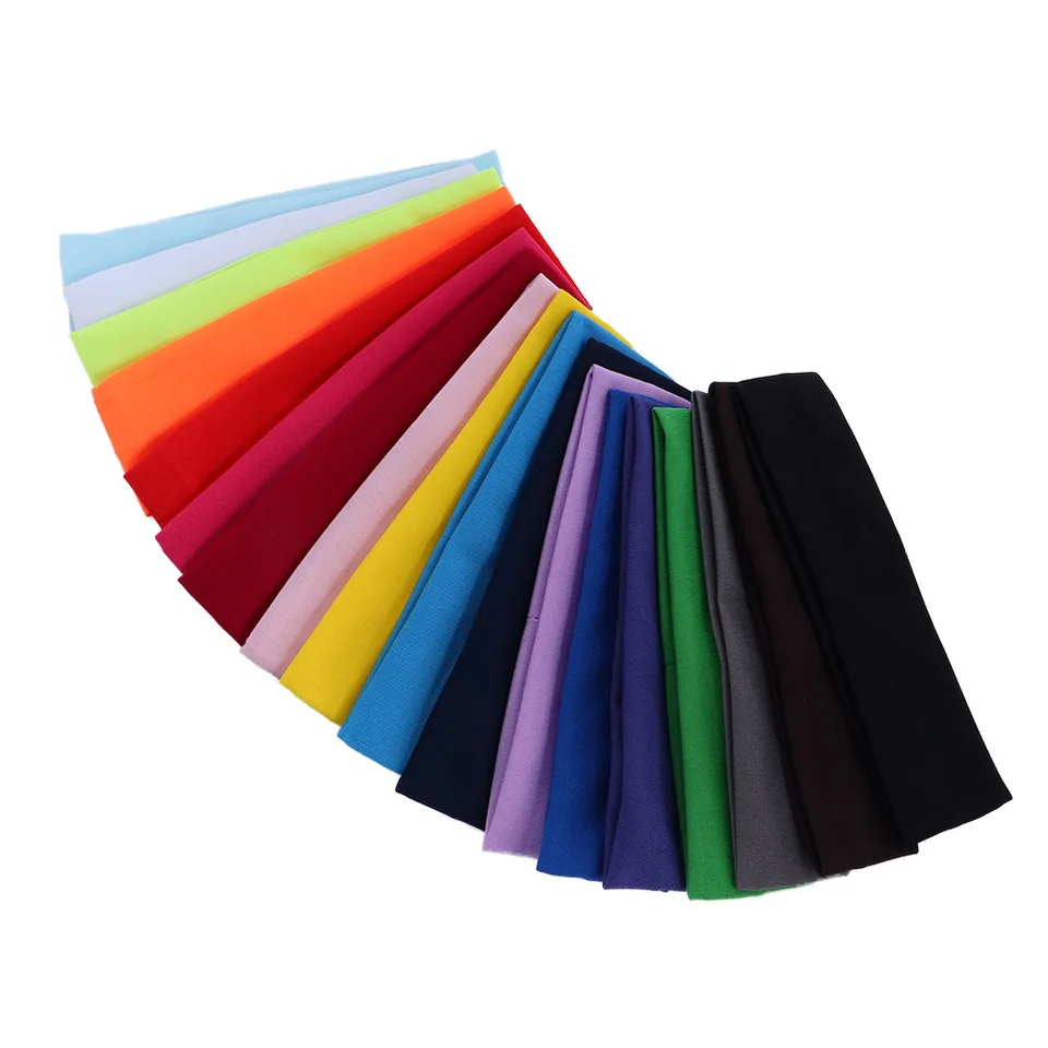 2022 HORKY ŽENY MEN Elastic Yoga Headband Sport Running Swearband Outdoor Gym Hair Band Turban Fitness bandáž