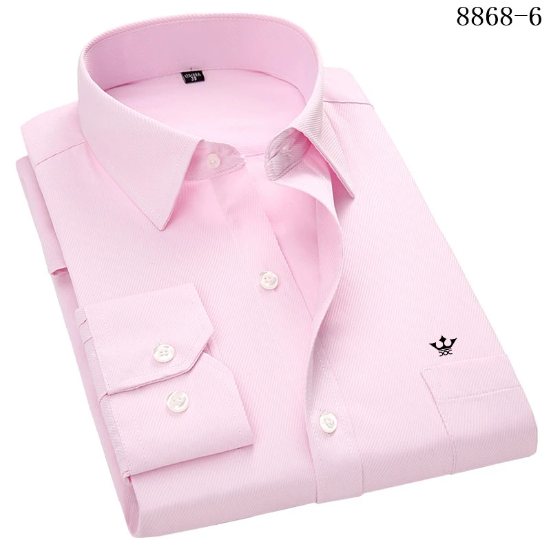 2022 Nova Camisa Casual de Manga Comprida Para negócios Masculina, Listrada Clássica, Vestido Social Masculino, Tamanho Grande