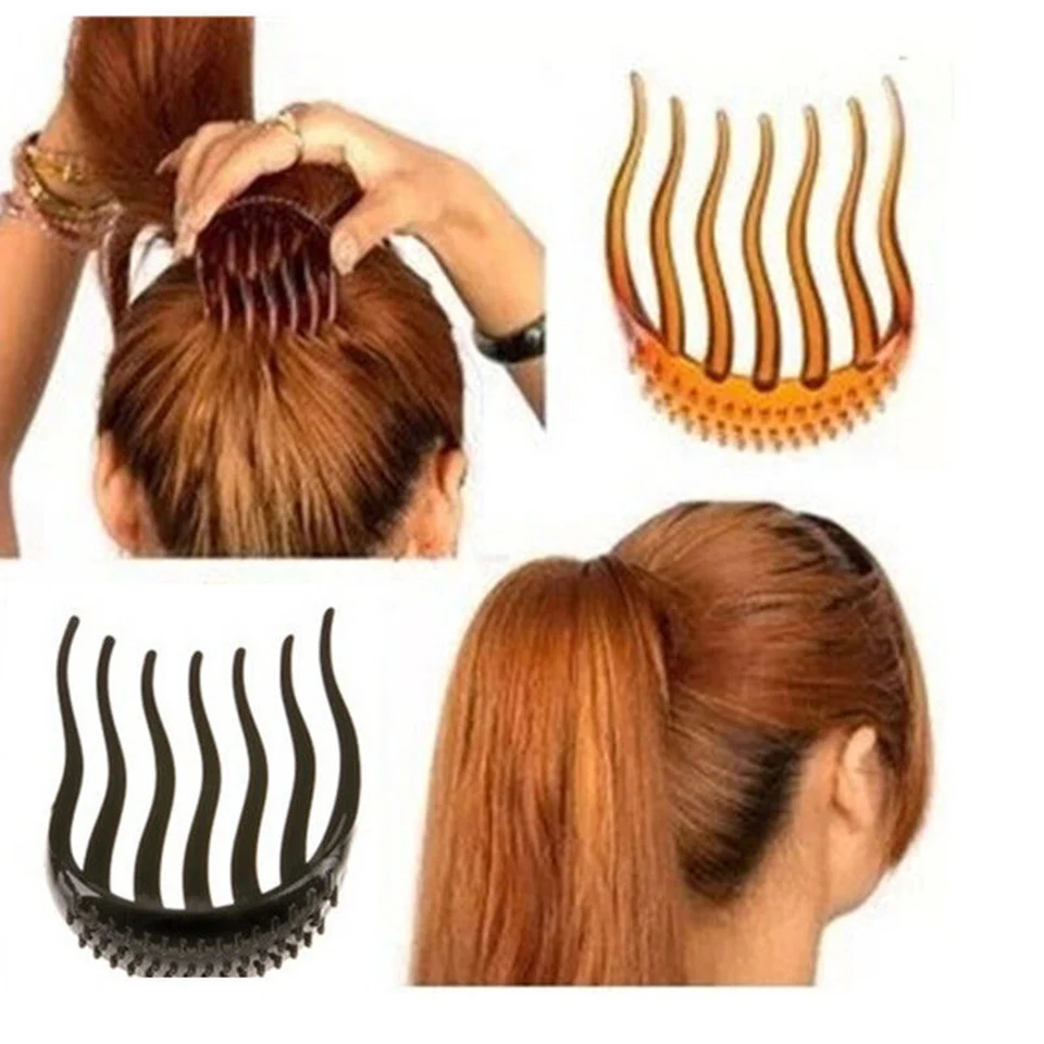 2022 Ženy na vlasy Styling Clip Plastová vlasová palica Buchta výrobca Braid Nástroje