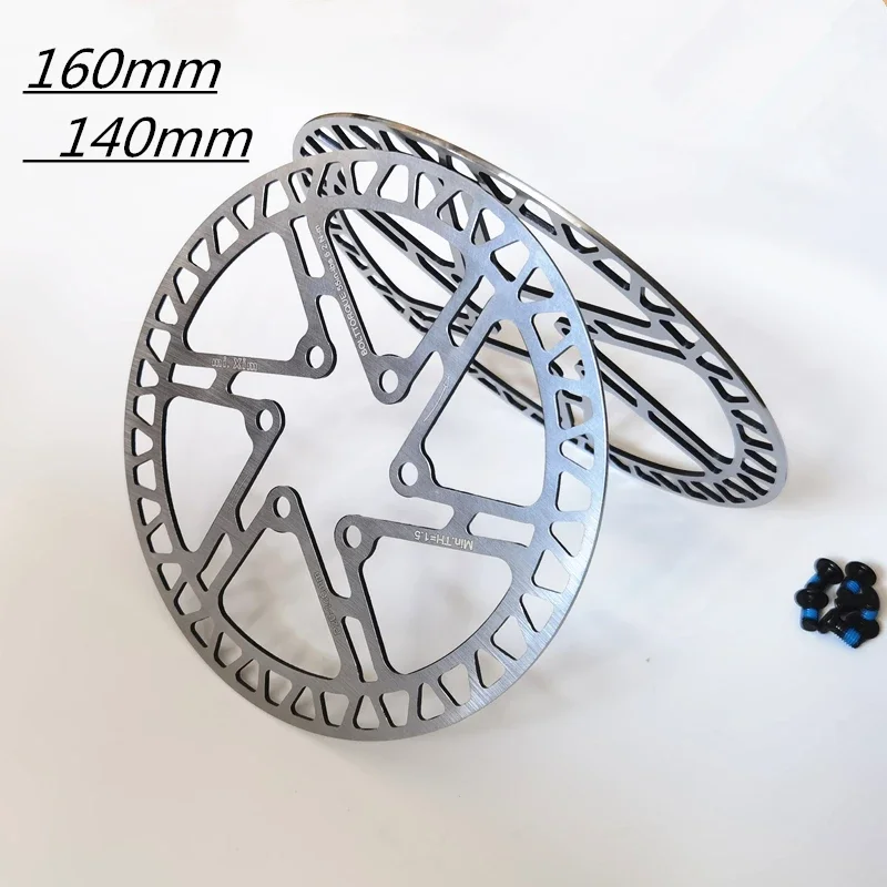 2022New 140 mm 160 mm MTB Mountain Bike Hydraulická disk brzda SUS410 Plávajúce časti bicyklov s rotorom so skrutkami 6ks T25
