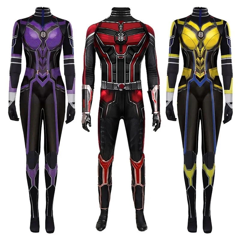 2023 Ant Man 3 Cosplay kostým deti Detské upgrady pre dospelých Maska Surice Suck Sucksuit Birthday Party Fancy Dress Halloween Costy
