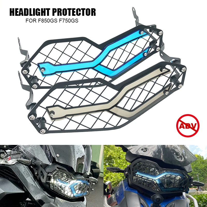 2023 Chránič svetlometového chrániča hlavy Svetlo kryt mriežky pre BMW F850GS F750GS F750 GS F 850 ​​GS 2018-2022 Motocyklové doplnky