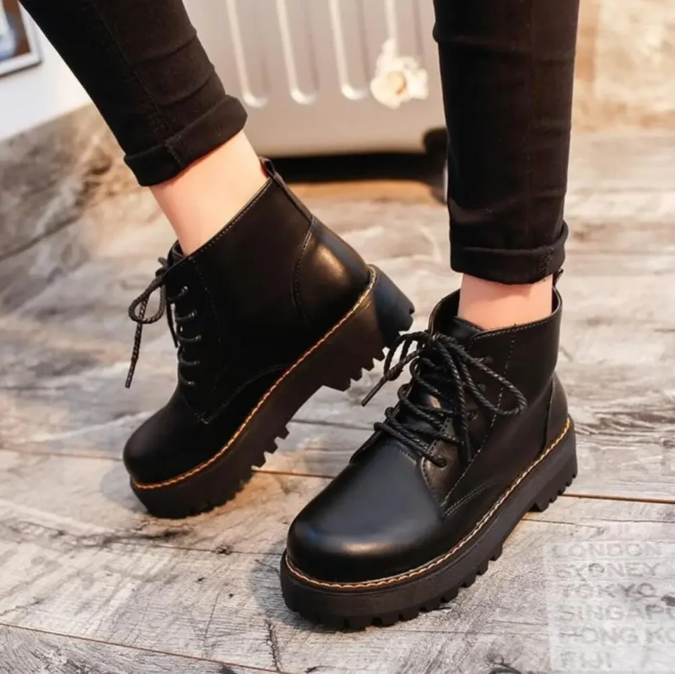 2023 jeseň zimné zimné ženské topánky Platforma Lace Up Príležitostné topánky Žen
