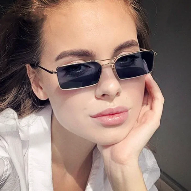 2023 Klasické retro slnečné okuliare Ženy okuliare Lady luxusné parné kovové kovové slnečné okuliare Vintage zrkadlo UV400