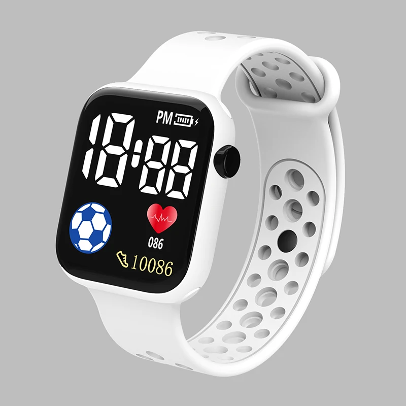 2023 LED Digital Watch for Kids Boys Športovo vodotesné hodinky Girls Silikone Digital Watch Casual Childrens Electronic Reloj