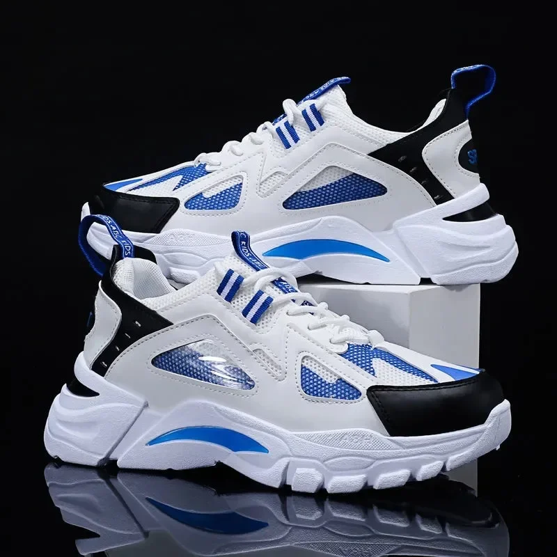 2023 Men topánky Trend Platform Sport Dad Shoes módne módne priedušné sieťoviny tenisové tenisky Študent pohodlného bežeckého topánky