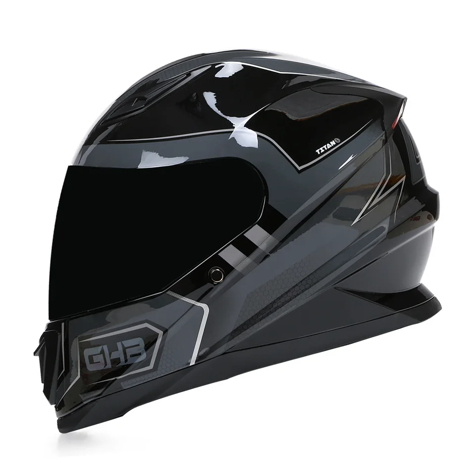 2023 Motocyklová prilba celá tvár Cascos Bezpečnosť jazda Casque Casque Single Visor MotoCistas Capacete Street Riding Kast Dot schválená