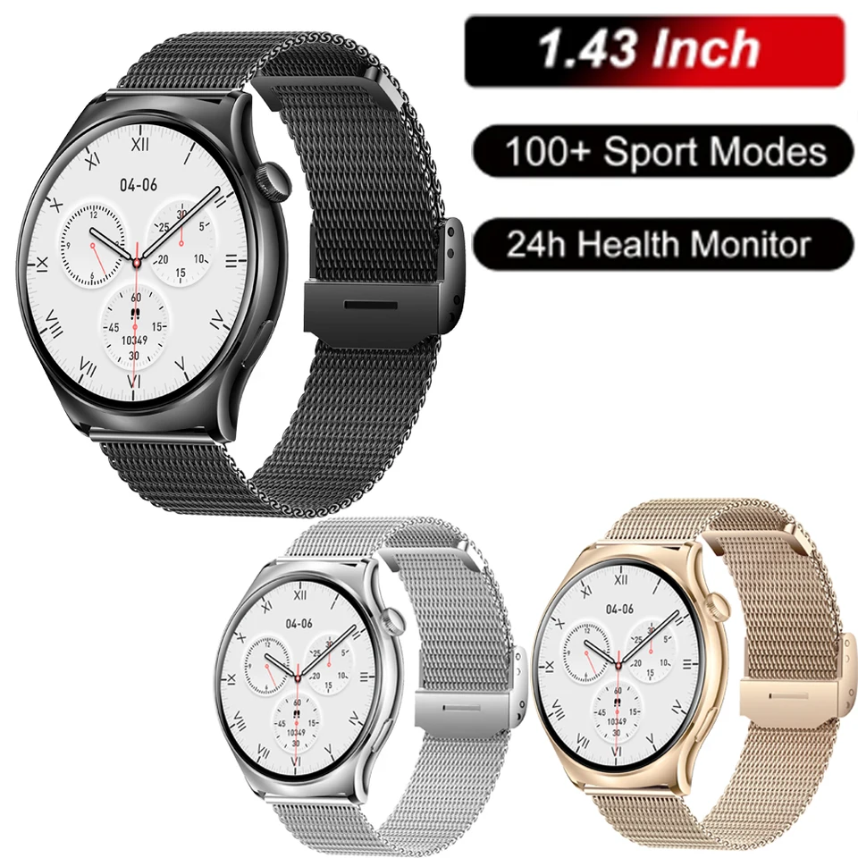 2023 New Bluetooth Call Smart Watch Men 1,43 palca Sports Sports Watches Smartwatch pre Nokia X6 6.1 Plus Ulefone Power Armor 13