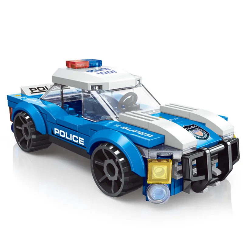 2023 NOVÉ MOC SPEADS SPRÁVA Séria Blue Car Slávne auto Supercar Race Car Sports Building Blocks Blocks Trhly Klasický model