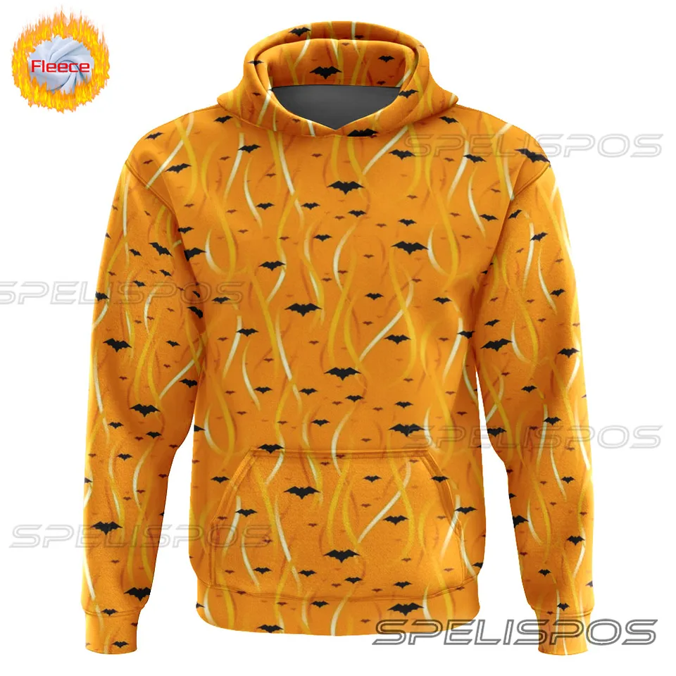 2023 Nové pánske mikiny zimný plyšový sveter móda vtipné sviatočné večierok Príležitostné rybárske dresy Hoodie teplý kabát Halloween