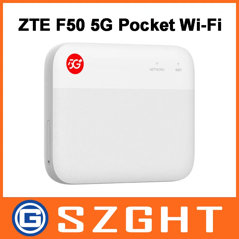 2023 Nový originálny ZTE UFI F50 5G Pocket Mifi 5G SUB-6 SA/NSA N1/5/8/28/41/78 4G CAT15 2,4G/5G WiFi (bez batérie）