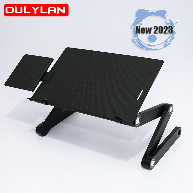 2023 NOVÝ STAND DIFLABLE NAPLAKOVÝ STAND pre stolové posteľ nastaviteľné hliníkové ergonomické lapdesk PC prenosné stolo stojan s myšou podložkou