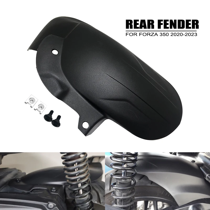2023 Nový zadný predlžovací predlžovanie blatníkového blatníka Fender Fender Fit for Honda Forza 350 Forza350 2020 2021 2022 Motocyklové príslušenstvo
