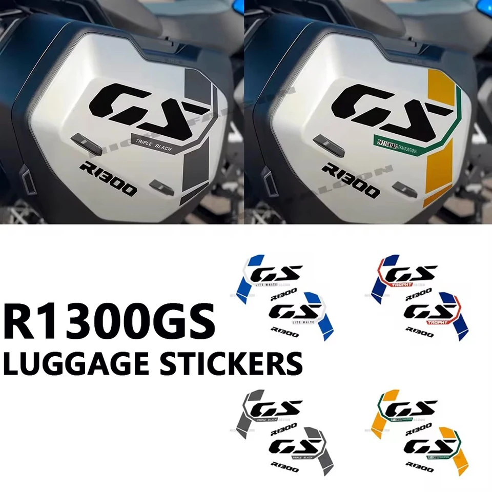 2023- pre BMW R1300GS R 1300 GS Motorcycle Topcase Triple PVC Supance Cuts