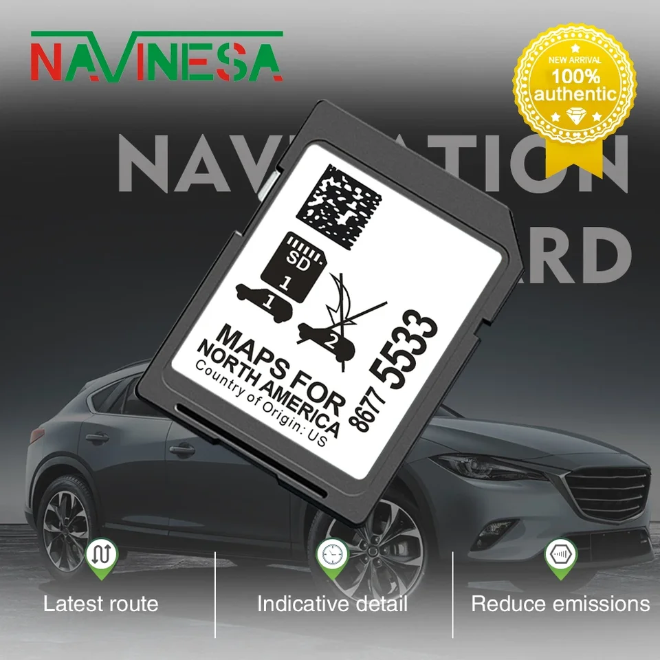 2023 pre GMC Chevrolet Cadillac XT6 2020-2023 Car USA/CAN/MEX MAPS Aktualizácia SD karty Navigation GPS GPS FIT SAT NAV Radio Radio