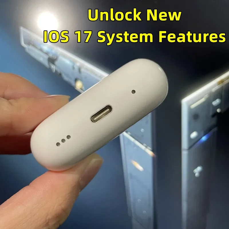 2023 PRO 2 ANC Wireless slúchadlá Bluetooth Headset TWS Slúchadlá aktívneho hluku Zriadenie bezdrôtových nabíjacích uší s krabicou