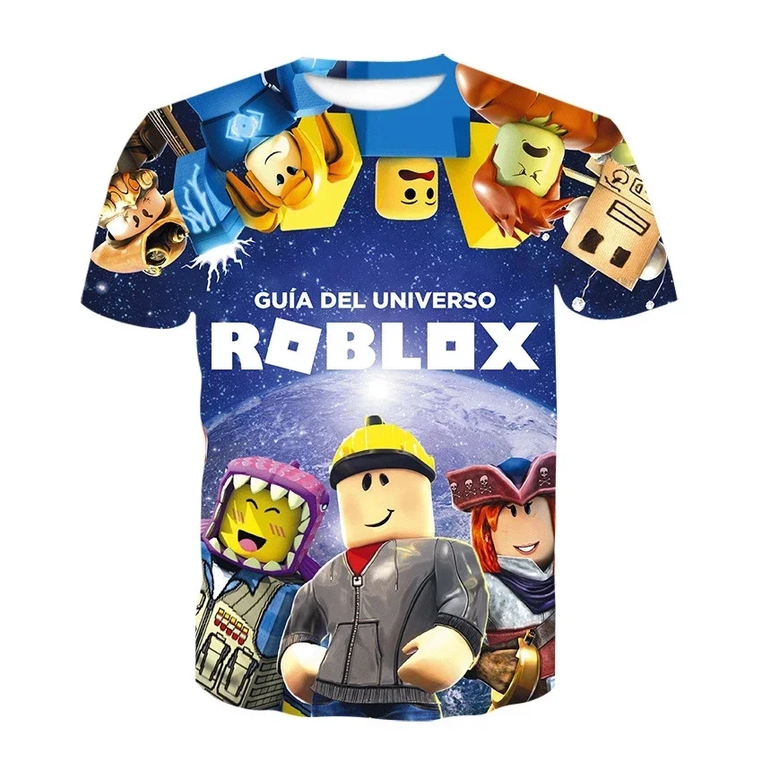 2023 Roblox Kid T-Shirt Game Game Športové tričko Child Karika