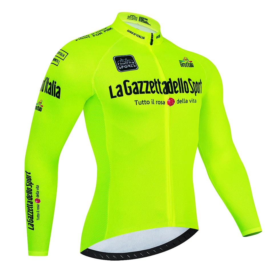 2023 Tour de Italy D'Italia Cycling Jersey Premium anti-UV s dlhým rukávom Mikina cyklisti