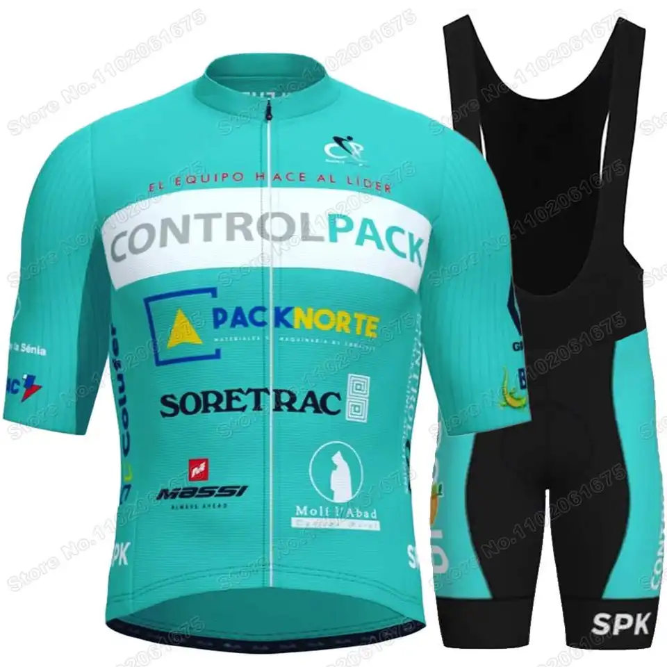 2023 Tím Cycling Jersey Controlpack Set Men Cyklovanie oblečenia Summer Road Road Suit Suit Bicycle Brib Shorts MTB Maillot