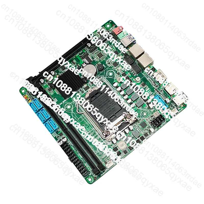 2023New B250 Black Qunhui nízkoenergetický softvérový smerovací server NAS Server ITX Základná doska podporuje 6-9 generácií duálneho M.2