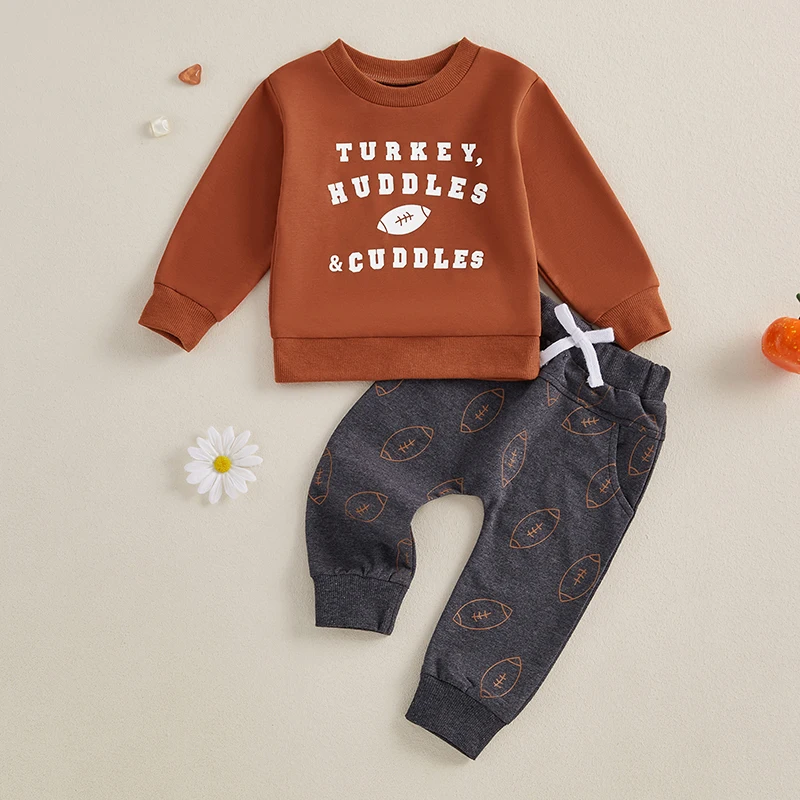 2024-07-16 Lioraitiin Boys Fall Set Set, Mikina posádky s dlhým rukávom