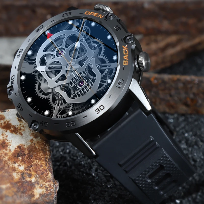 2024 1,39 palca Smart Watch Men Men Bluetooth Call IP68 Vždy na displeji Smartwatch pre Samsung Galaxy S10+ S10 Plus Doogee V20 Pro