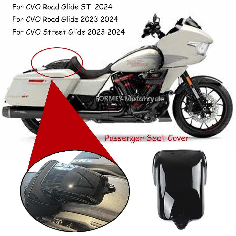 2024 2023 Motocyklové príslušenstvo Nové zadné cestujúce sedadlá Camel Hump Cover Ab Black pre Harley CVO Road Glide St Fltrxse