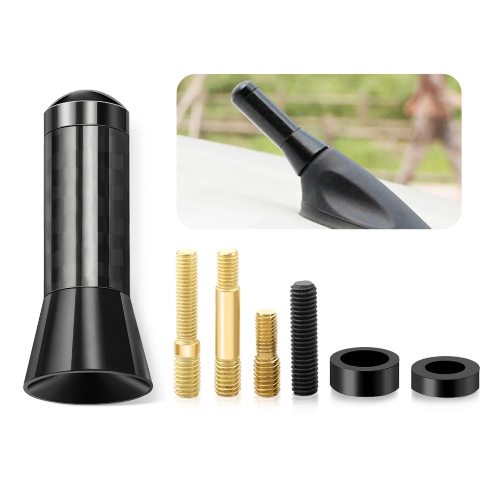 2024 3,5 cm vozidla Radio Aerial Mini FM Anténa pre Jeep Wrangler Grand Cherokee Jeep Compass Renegade Liberty
