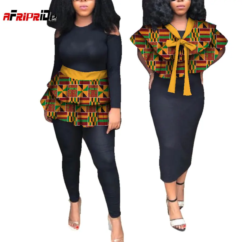 2024 Africké náhrdelníky pre ženy šál africké ženy v pásoch sukňa 2 spôsoby nosenia falieru Ankara False Collar SP072