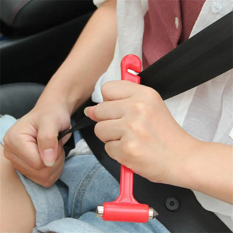 2024 automobilové autobusy Trucks Breaking Hammer Hammer Núdzový únik bezpečnostný kladivo sklenený prerušovač bezpečnostných pásov Nástroje