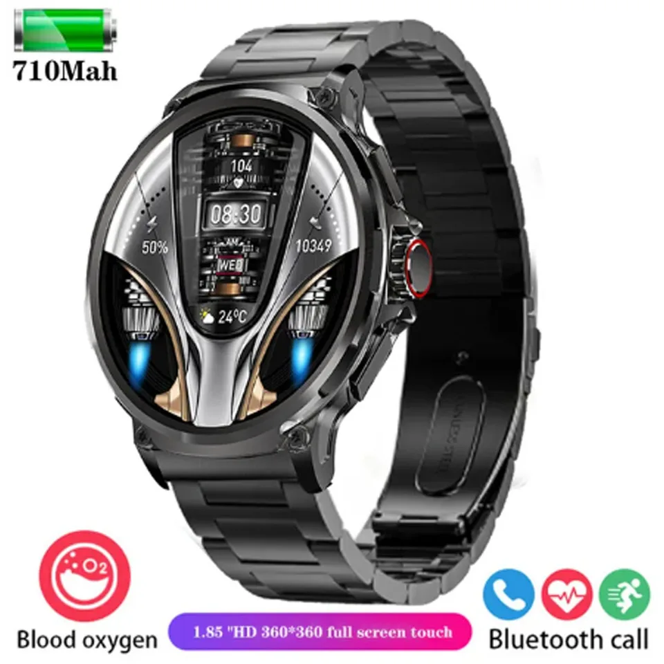 2024 Bluetooth Odpoveď Volajte Smartwatch Men pre Xiaomi mi CC9 PRO Vivo S15 PRO HTC Wildfire e Star Honor V30 Doogee S110 Realme na
