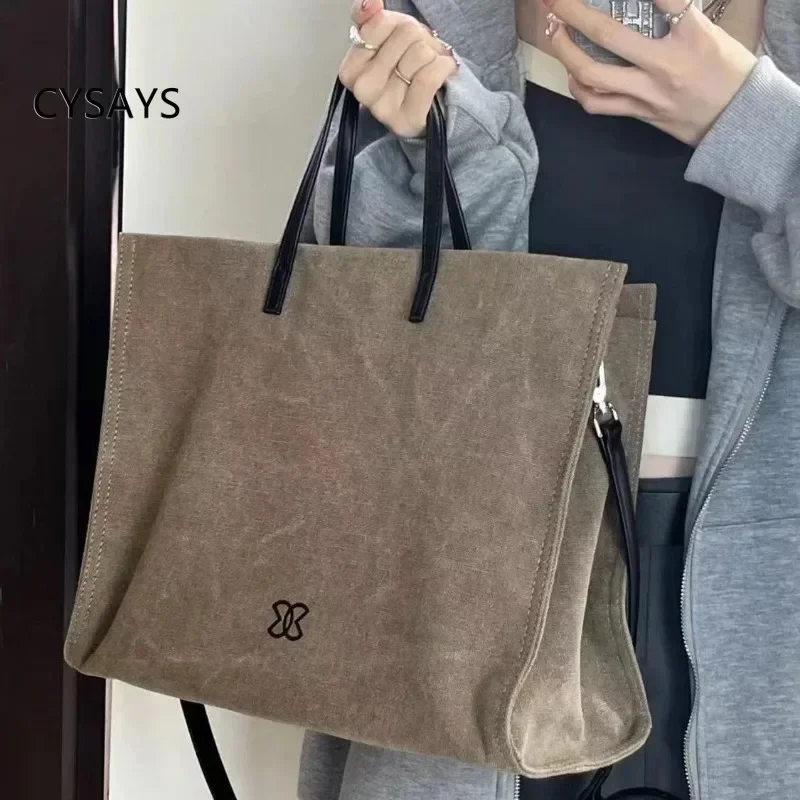 2024 Canvas Canvas Tack pre ženy, vrecko na krížový štýl s veľkou kapacitou pre prácu a dochádzanie, dizajnérska kabelka
