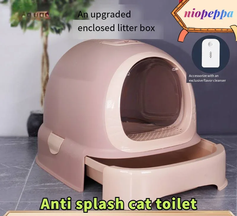2024 Cat Litter Box uzavretá nadmerne nadmerne