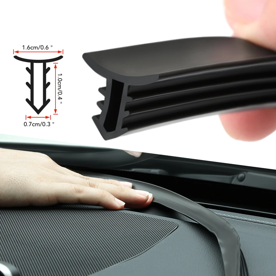 2024 Dashboard Car Dashboard Soundproof Gum Gume Seal Strip pre VW Volkswagen Polo Golf Passat Beetle Caddy T5 Up EOS Tiguan SkoDa A5