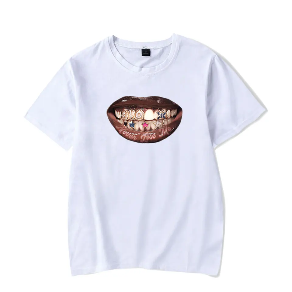 2024 Flo Milli nikdy nestrácam tričko Tričko Harajuku Unisex CrewNeck Tees Streetwear Pullover Hip Hop Cloth