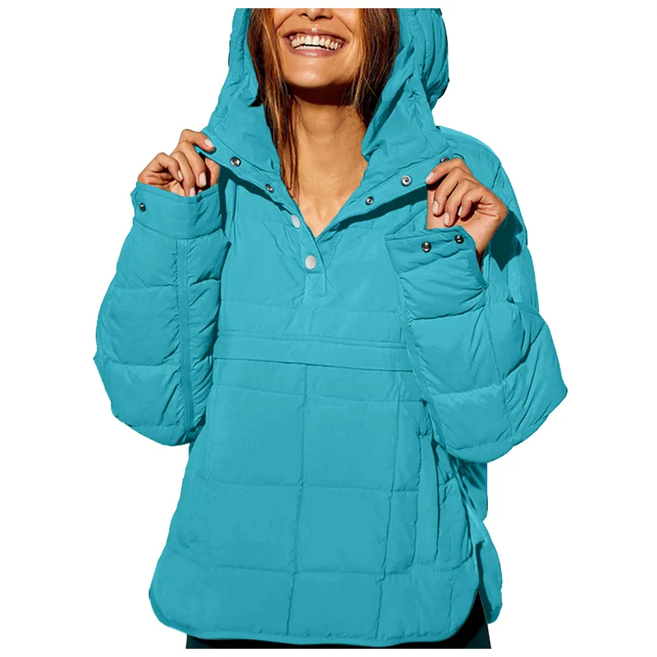 2024 Jeseň Ženy Parka Coat Čierny masívny pevný rukáv s kapucňou s kabátom ženský kabát Moderné čalúnenie módne ležérne oblečenie