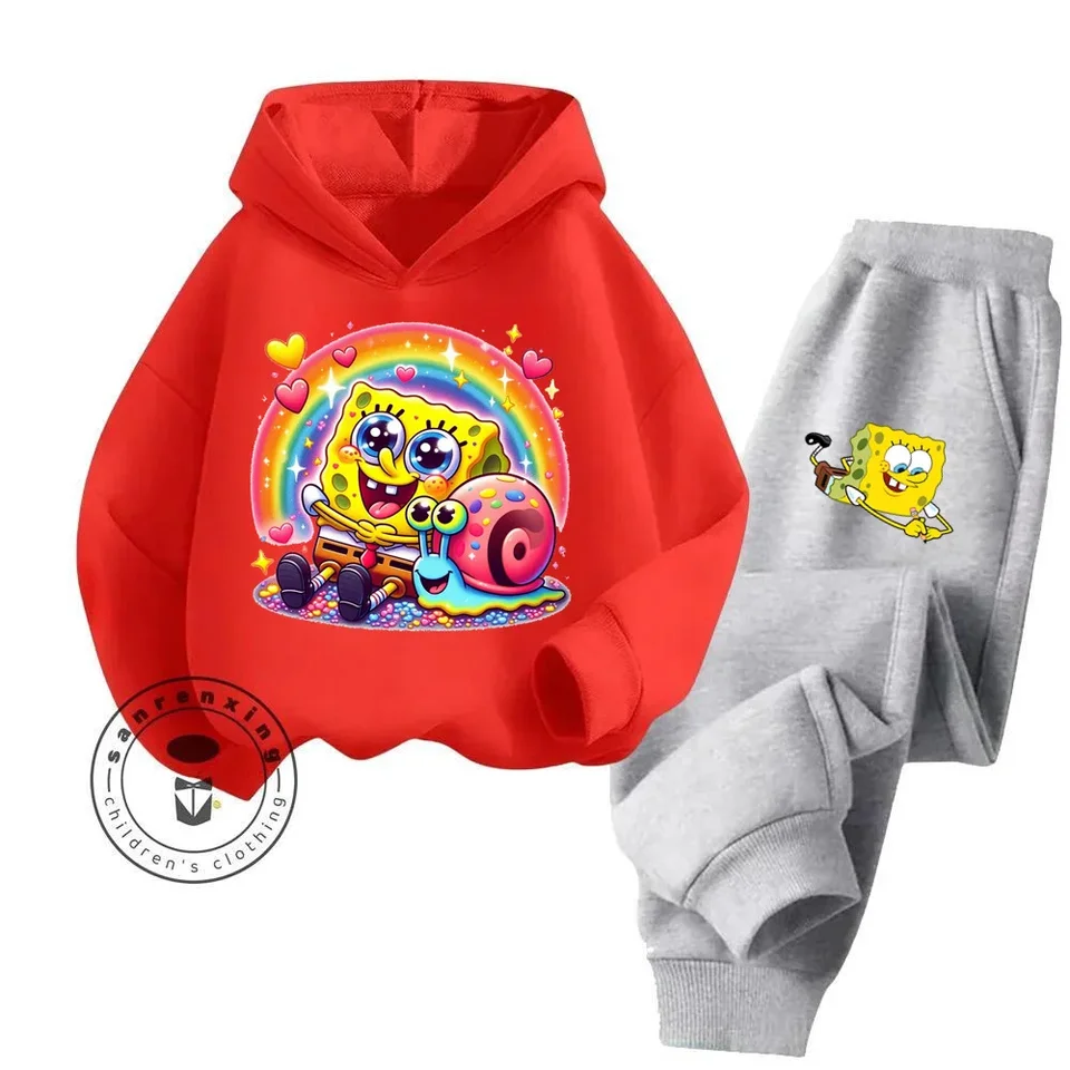 2024 Kids Hoodie Set Plus mikiny nohavice Šport 2 kusy pre chlapcov a dievčat