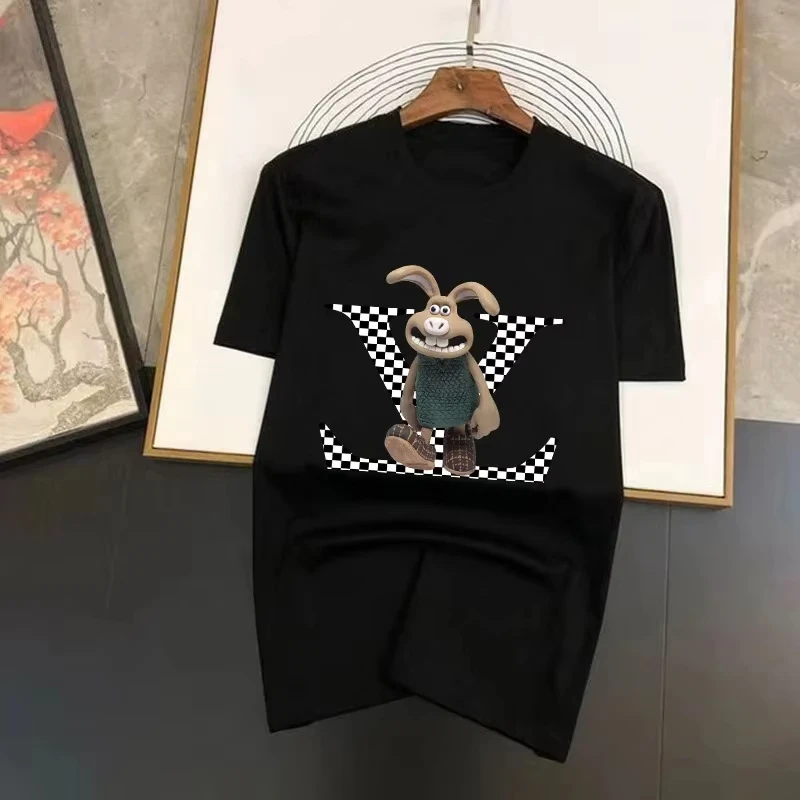 2024 LUXURY BUNNY BUNTY ZNAČKA Vysokokvalitné tričko Tričtého puzdra Pánske tričko 100% bavlnené letné Top odpalisko Doprava zdarma