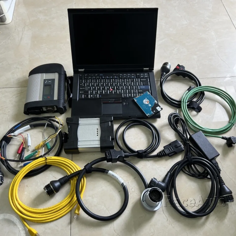 2024 MB Star C4 SD Connect Tool pre BMW Next Diag OBD2 Diagnostický programovací skener 2TB SSD Multi-Language T410 Laptop
