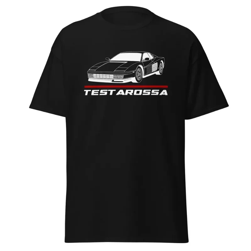 2024 Men T tričko Príležitostné Ferraris testarossa 1984