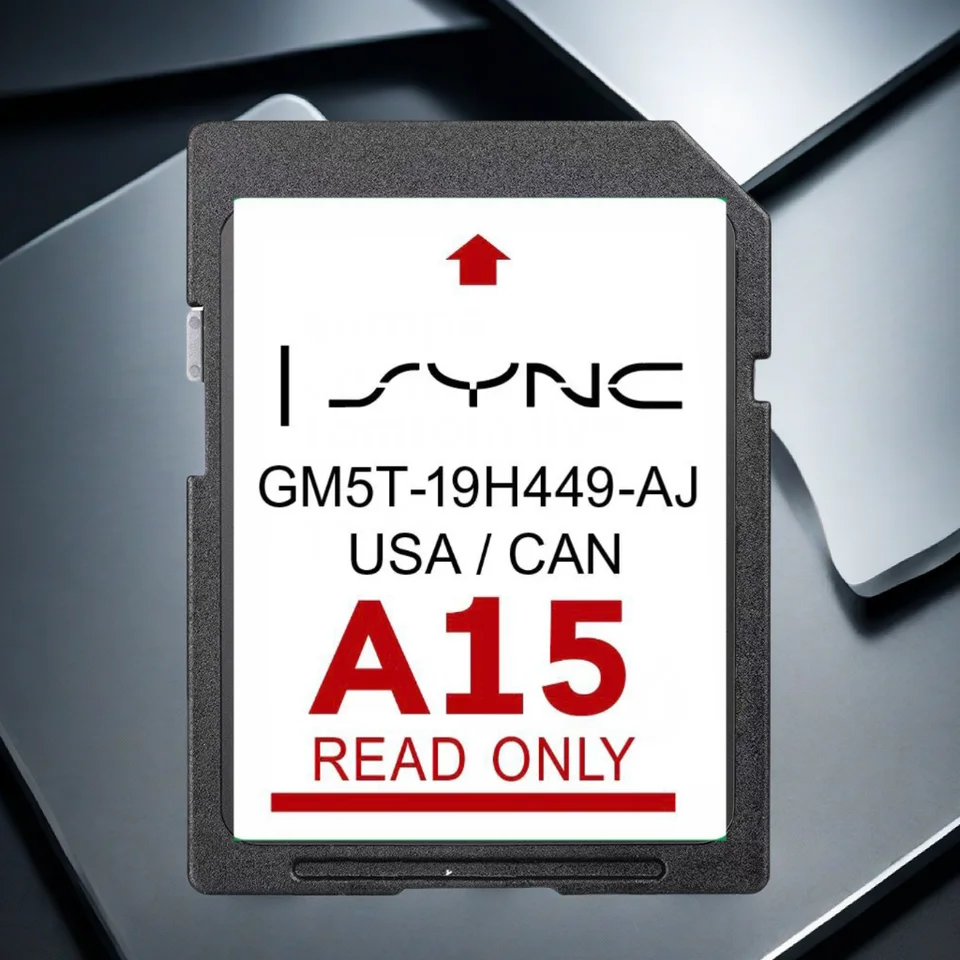 2024 Najnovšia Severná Amerika pre Ford Lincoln A15 Navigation SD Card GPS Sync Update Mapa